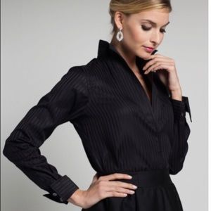 🖤 Sarah Alexander Designer Pop Collar shirt